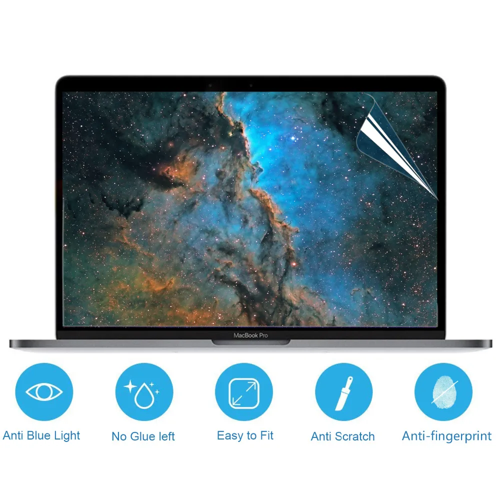 2 шт. Защитная пленка для экрана Apple Macbook Pro 13 Touch Bar A1989 A1706 A1708 кристально прозрачная