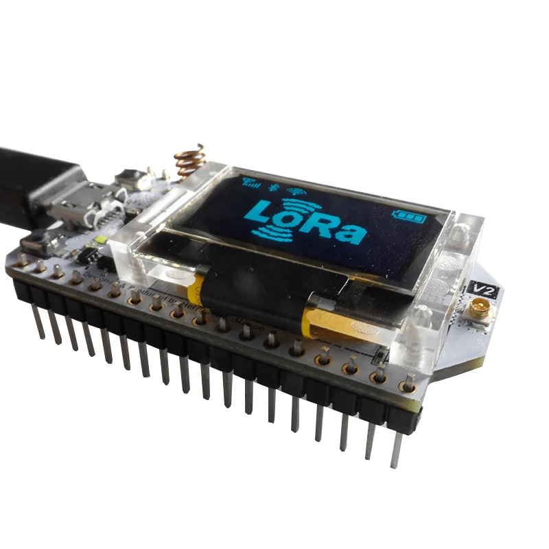Синий модуль LoRa ESP32 SX1278 0 96 дюйма OLED дисплей Bluetooth Wi Fi комплект Lora 32 модуля Интернет
