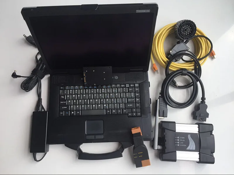 For bmw diagnostic scanner for icom next with wifi and software SSD expert mode laptop cf52 i5&amp8g full set |