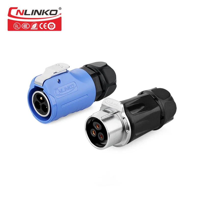 3 pin Новое поступление UL M20 2-12 Pin многоядерных Мощность и сигнальный разъем для светодиодный светильники - Цвет: 3 pin