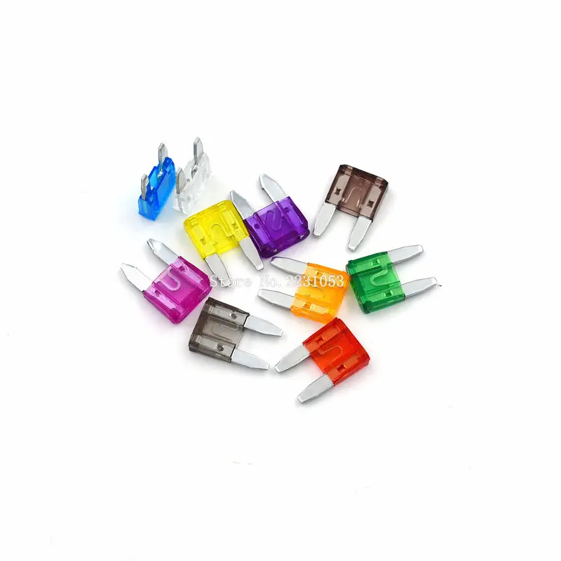 

10 шт., предохранитель для лезвия небольшого грузовика, 5 А для автомобиля, автомобильные предохранители, автомобильный предохранитель 5 А, ор...