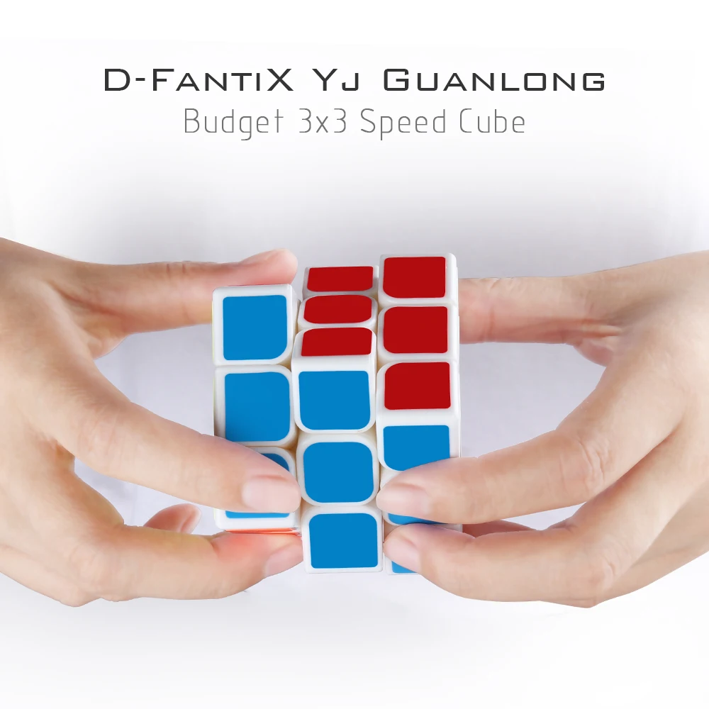 D-FantiX Yj Guanlong 3x3 скоростной куб волшебный Белый 56 мм головоломка игрушки для детей