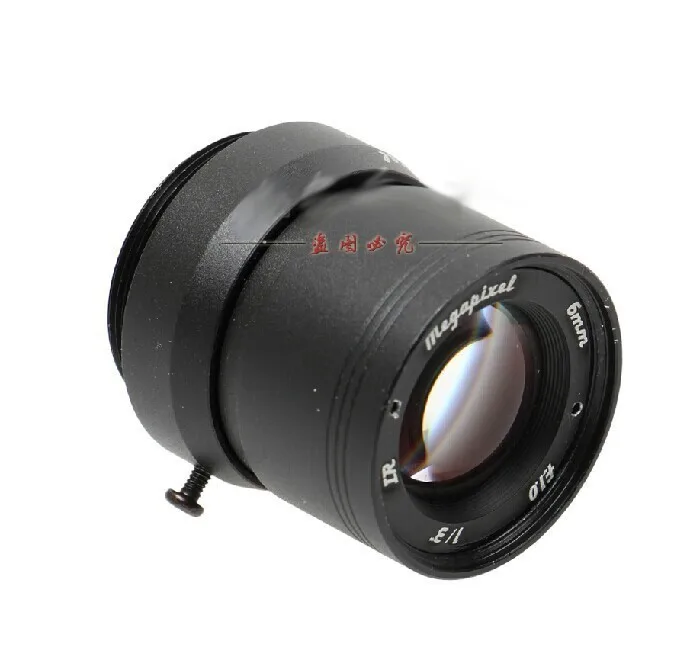 2MP HD 1/3 &quotF1.0 CCTV фиксированная диафрагма инфракрасная съемка 6 мм объектив CS Mount lense