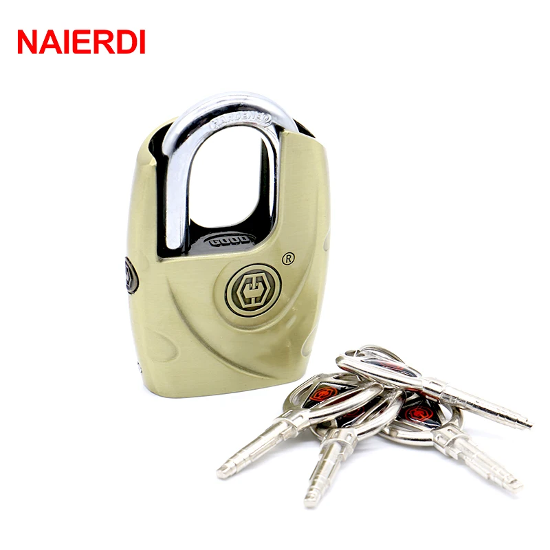 Защитный замок NAIERDI C8 Высокоэластичный антикражный античный с 4 клавишами|c8