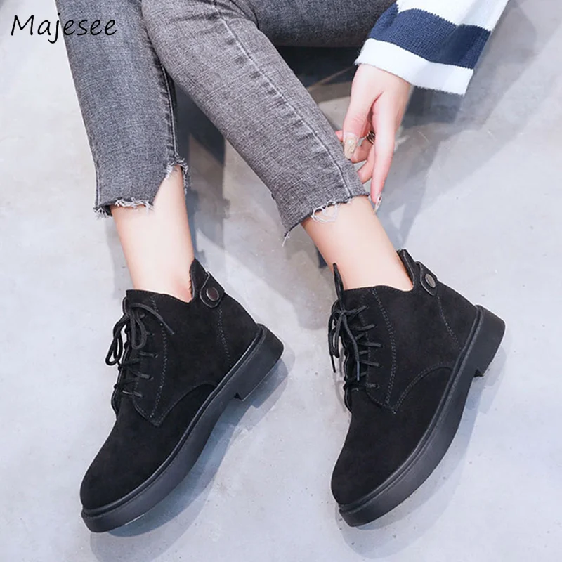 Женские ботинки шикарные Martin в британском стиле Студенческая Уличная обувь