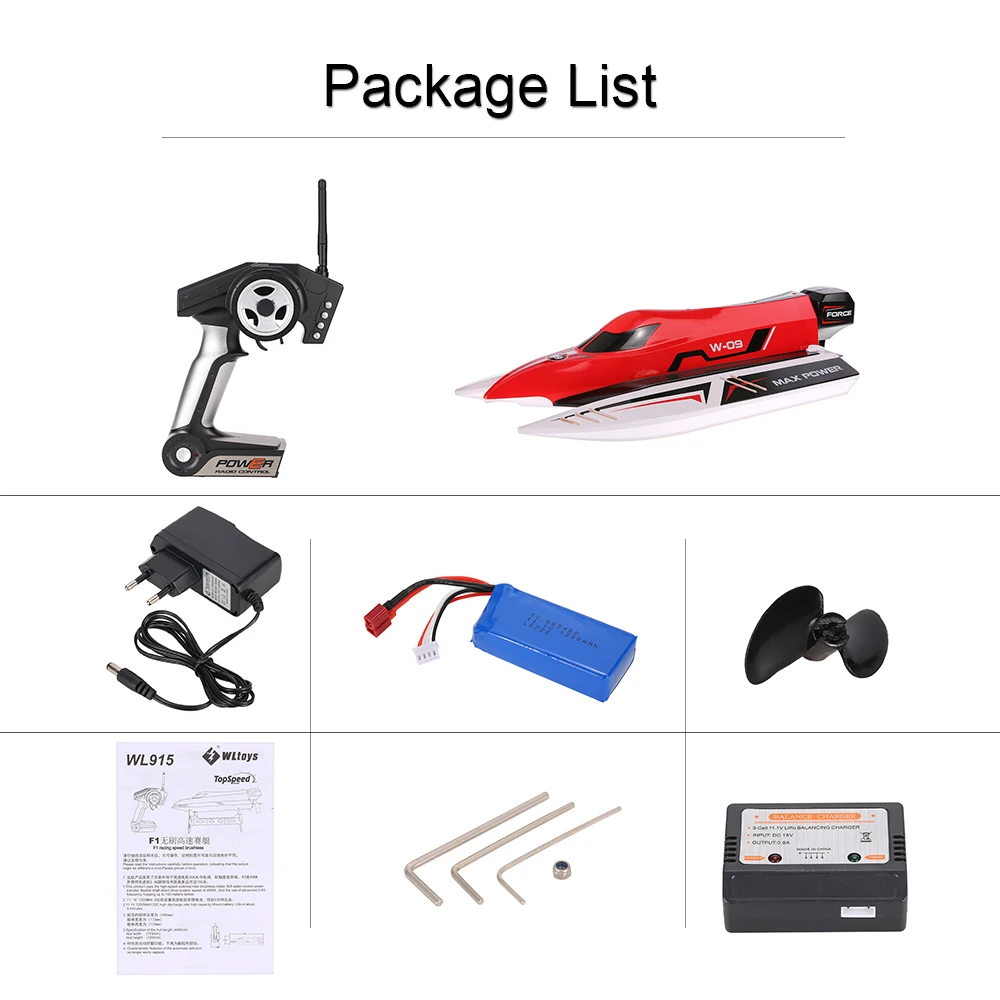 WLtoys WL915 RC лодка 2,4 ГГц 2CH бесщеточная, высокая скорость RC F1 гоночный катер бесщеточный RC лодка подарки для детей подарок