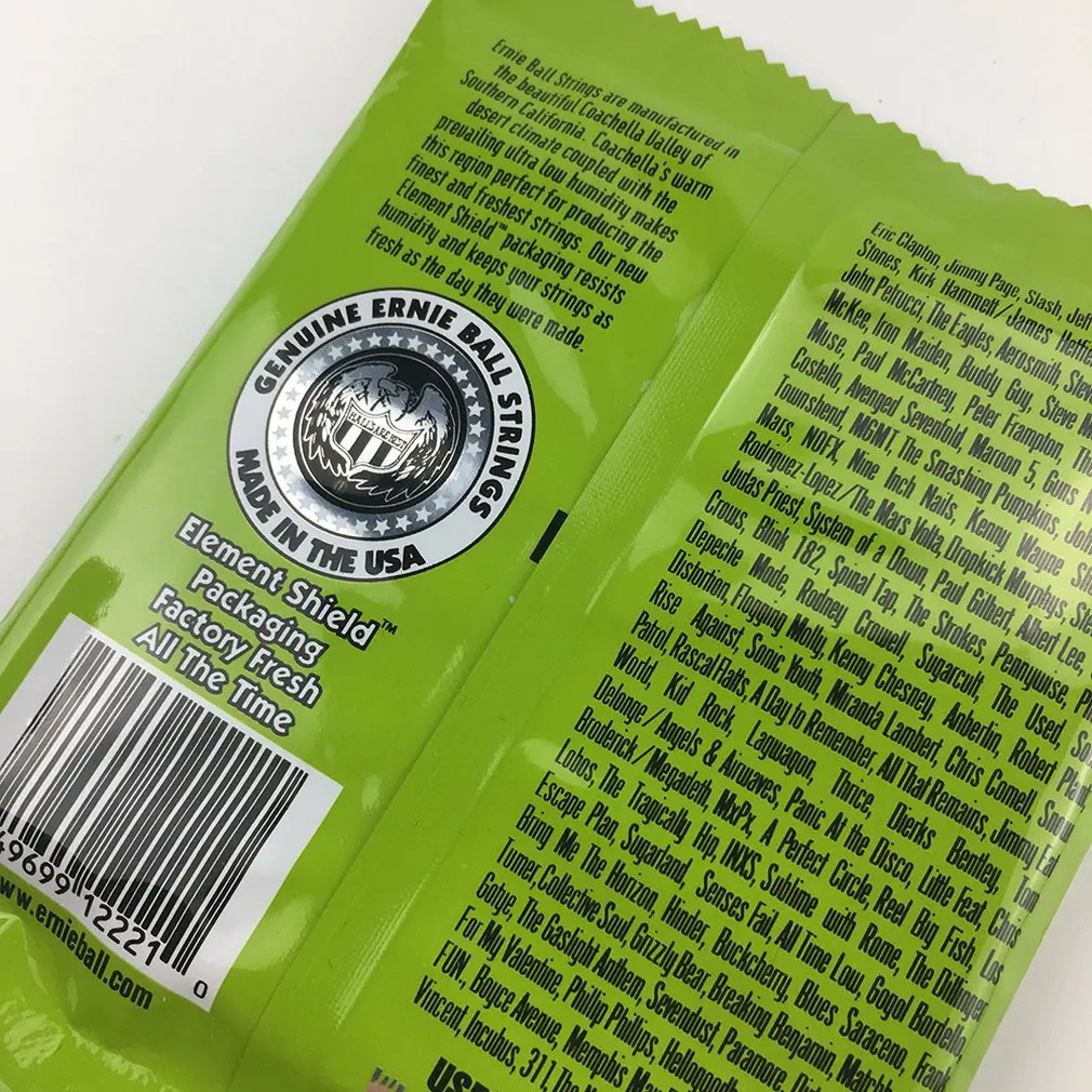 Ernie Ball электрические гитарные струны играть реальный хэви-метал, рок 2221 2220 2222 2223 2225 2006 2004 Запчасти для музыкальных инструментов