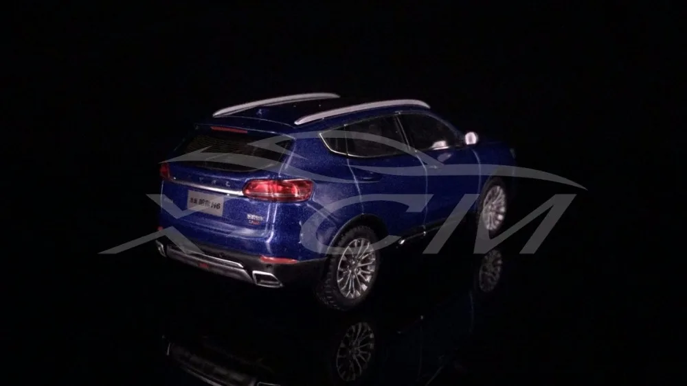 Литая модель автомобиля Great Wall новый Haval H6 1:43 можно оттянуть назад (синий) +