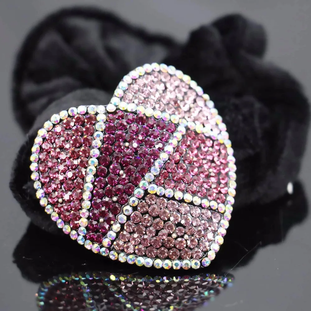Элегантная заколка для волос в форме сердца 48x49 мм|gift|hairpin lacegifts sports |