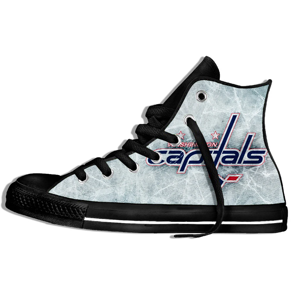 2019 Newest Shoes Hockey League Team Confortable Light Weight Washington Capitals Logo High Top Sneakers | Обувь