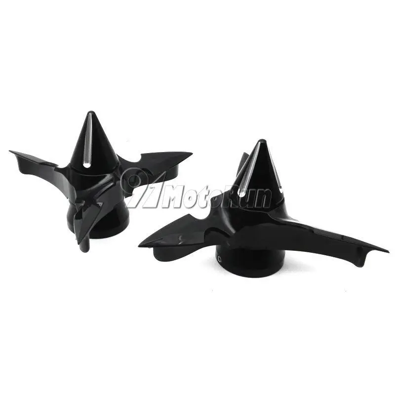 Black Spun Spinning Front Axle Cap For Harley XL Sportster V Rod Hugger 883 Electra Street Glide FLHR Touring | Автомобили и