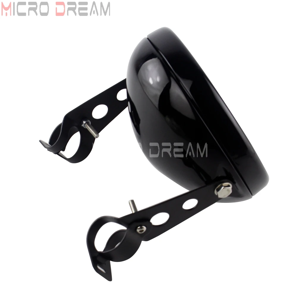 7 дюймовый черный мотоциклетный фонарь с креплением на голову кронштейн зажимом