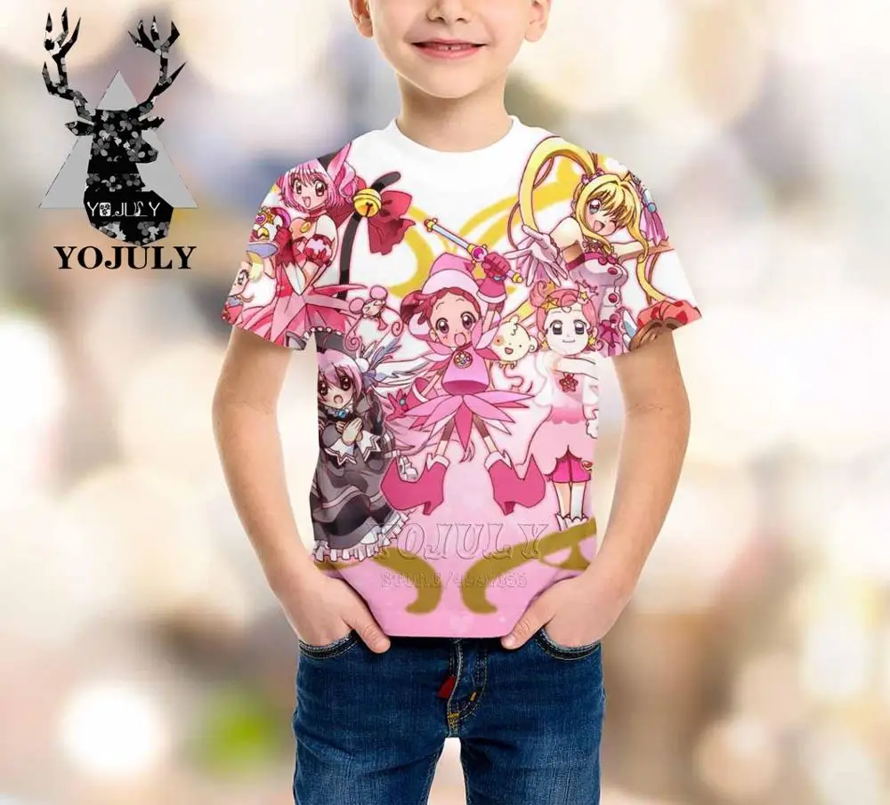 5 YOJULY Witch Doremi harajuku/детская одежда с 3d принтом для маленьких мальчиков и девочек-подростков детская футболка Лидер продаж, модные топы, футболки Modis A320 - Цвет: 5