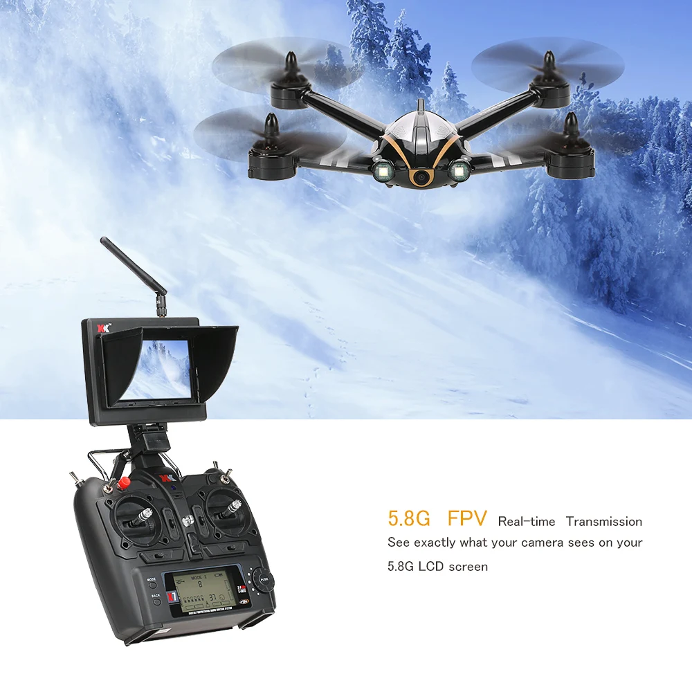X252 3D RC гоночный Профессиональный Дрон 2 4G 7CH 5 8G FPV Quadcopter бесщеточный двигатель RTF 6G