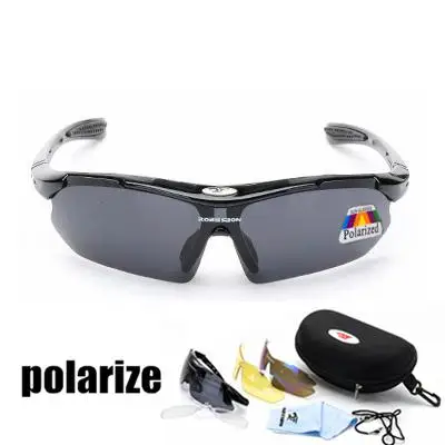 Cycling Glasses 1 Поляризованные очки для велоспорта, очки с 3 линзами, Uv400, очки для горного велосипеда, Mtb, для бега, рыбалки, солнцезащитные очки, очки - Цвет: Cycling Glasses 1