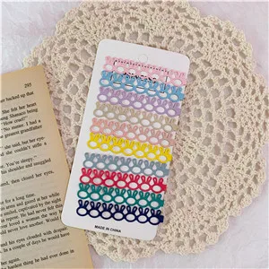 10colors-Rabbit Новое поступление(10 шт./упак.) Прекрасный ярких цветов заколка для волос милый зажим для волос заколки свежий волос боковые зажимы довольно аксессуары для волос - Цвет: 10colors-Rabbit