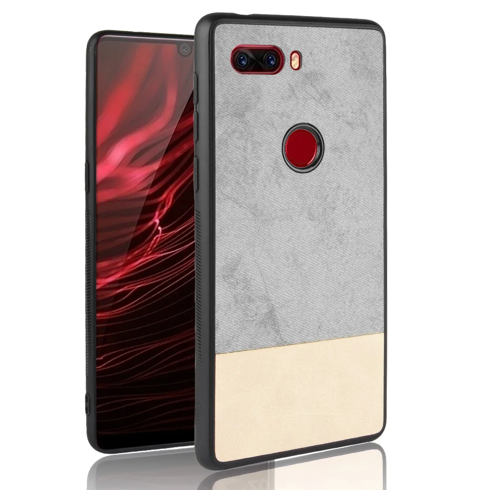 Чехол для ZTE Nubia Z18 роскошный двухцветный чехол из искусственной кожи телефона