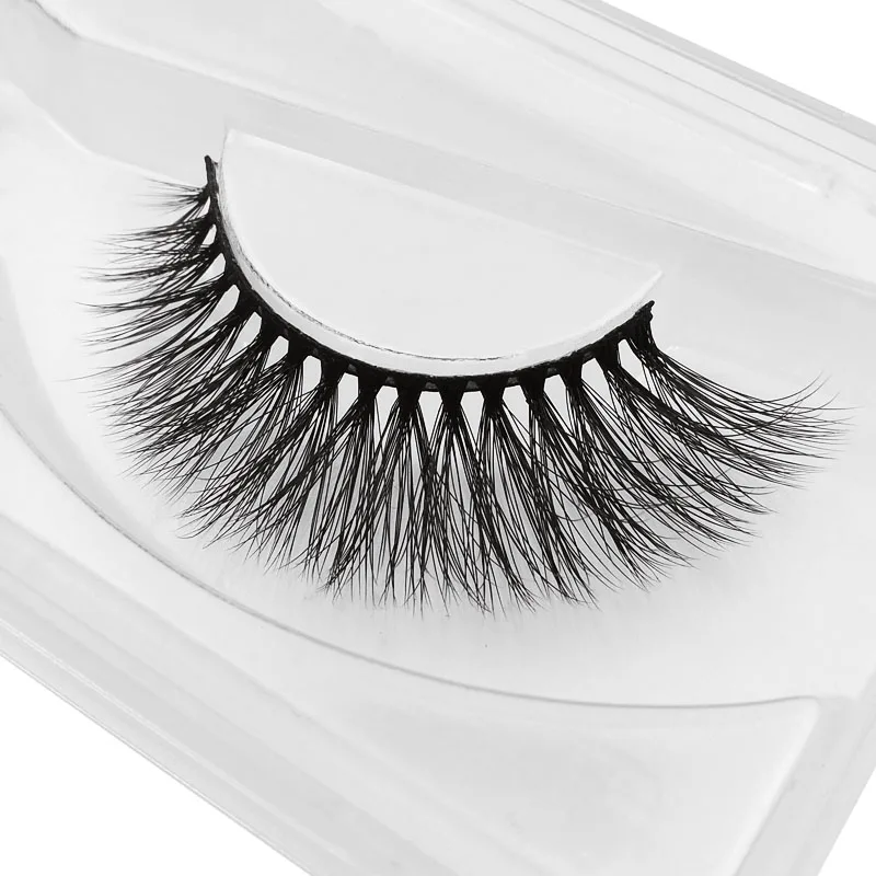 1 box mink eyelashes false natural long lashes handmade 3d extensions makeups cilios maquiagem faux cils | Красота и здоровье