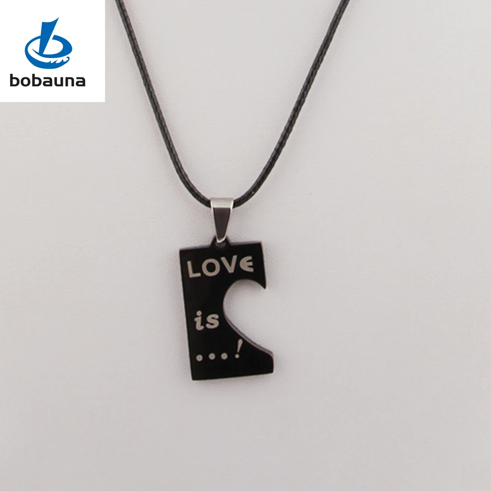 Любовь Вы Сердце Головоломки Совпадающие Пары Ожерелье на День святого