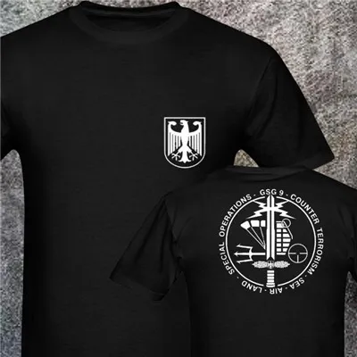 GSG 9 BOPE Sniper Green Beret GIGN Raid BRI JTF2 SAS SBS Forsvarets FSK MJK JGSDF армейский спецназ мужские футболки