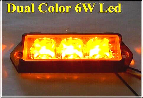 Двойной цвет водить автомобиль поверхностного монтажа Предупреждение