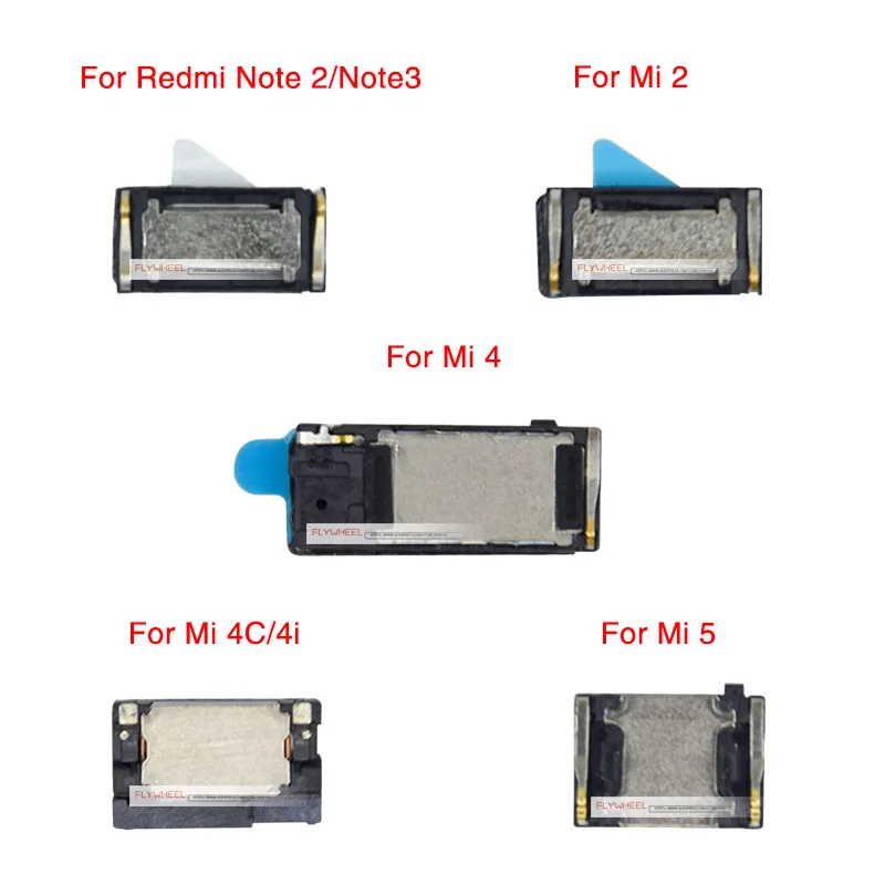 2pcs/lot Earpiece Speaker For Xiaomi Redmi 4 6 Pro 3S 4X 5A Plus 6A Note 3 5A 6 7 Pro Ear Sound Speaker Flex Cable Replacement