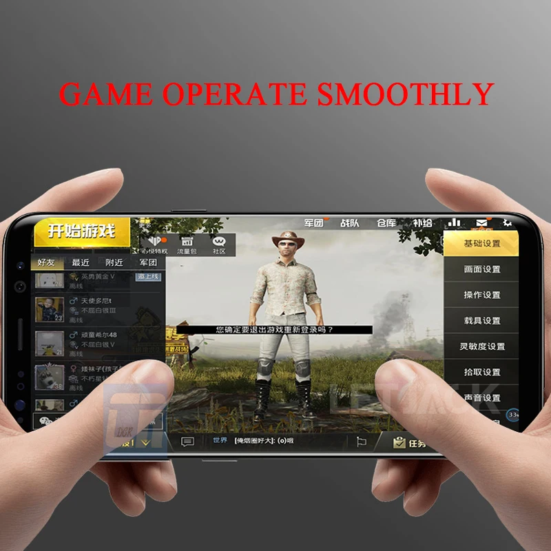Изогнутое закаленное стекло с полным покрытием для защиты экрана Samsung Galaxy S8 S9 Plus