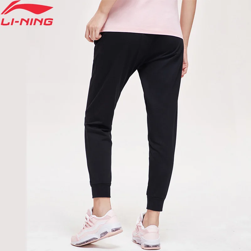 Li-Ning, женские баскетбольные укороченные штаны BAD FIVE, 72% хлопок, 28% полиэстер, обычная посадка, подкладка, спортивные штаны, брюки AKLP188 WKY233