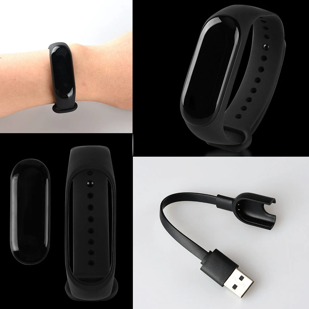 Оригинальный Смарт браслет Xiaomi Mi Band 3 OLED 0 78 дюймов сенсорный цветной экран фитнес