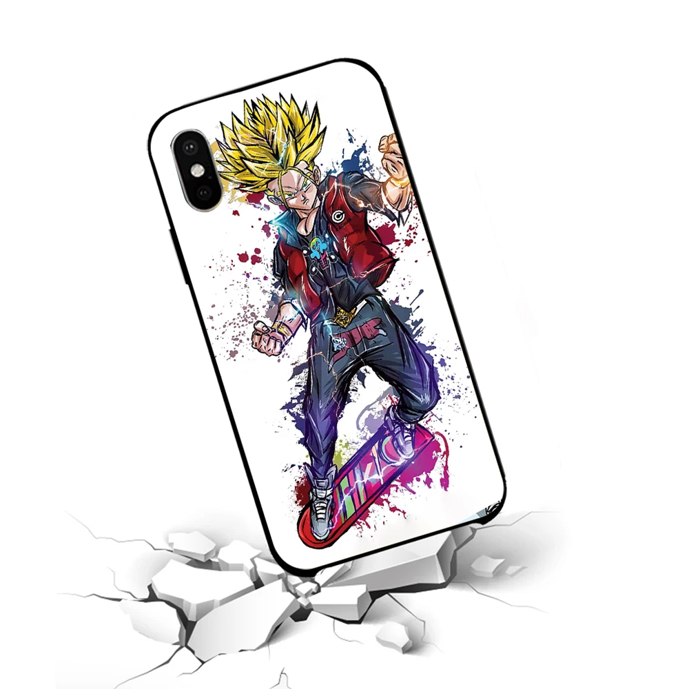 Dragon ball серии ТПУ силиконовый чехол для iPhone XS MAX XR 5 6 7 S плюс защитить резиновая 8