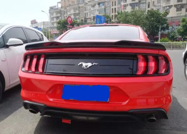 Для Ford Mustang большой спойлер Высокое качество ABS Автомобильный задний декоративное крыло спойлер праймер и цвет выпечки