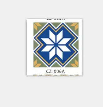 CZ006 12 шт./компл. 8/12/15 см в европейском стиле Стиль пол Плитки Диагональ наклейки на стену Ванная комната Кухня линия талии арт настенная плитка виниловые наклейки на стены - Цвет: CZ006