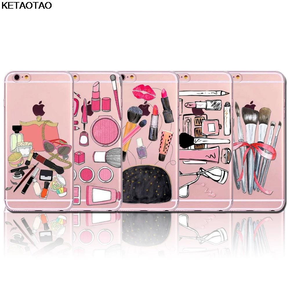 Новые Красивые Чехлы KETAOTAO для iPhone 4S 5C 5S 6 6S 7 8 Plus XR XS Max прозрачные мягкие чехлы из
