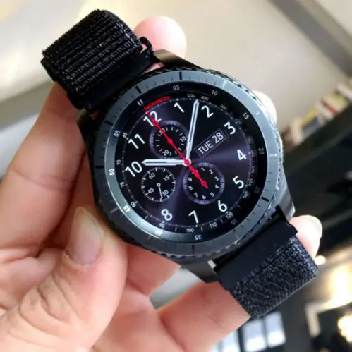 Ремешок нейлоновый для Samsung Gear S3 Classic Frontier спортивный браслет с тканевой петлей