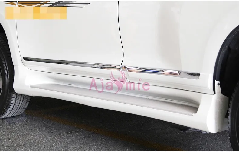 Аксессуары для Toyota Land Cruiser Prado LC150 FJ150 2010- Боковая Отделка, черный, белый, зеленый цвет, Формовочная отделка дверей, автомобильный Стайлинг