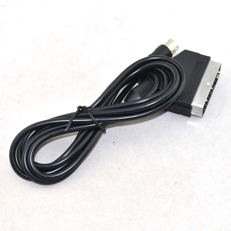 100 шт. в партии оптовая продажа аудио видео Scart кабель для SEGA Genesis 2 Mega Drive EU plug|cable