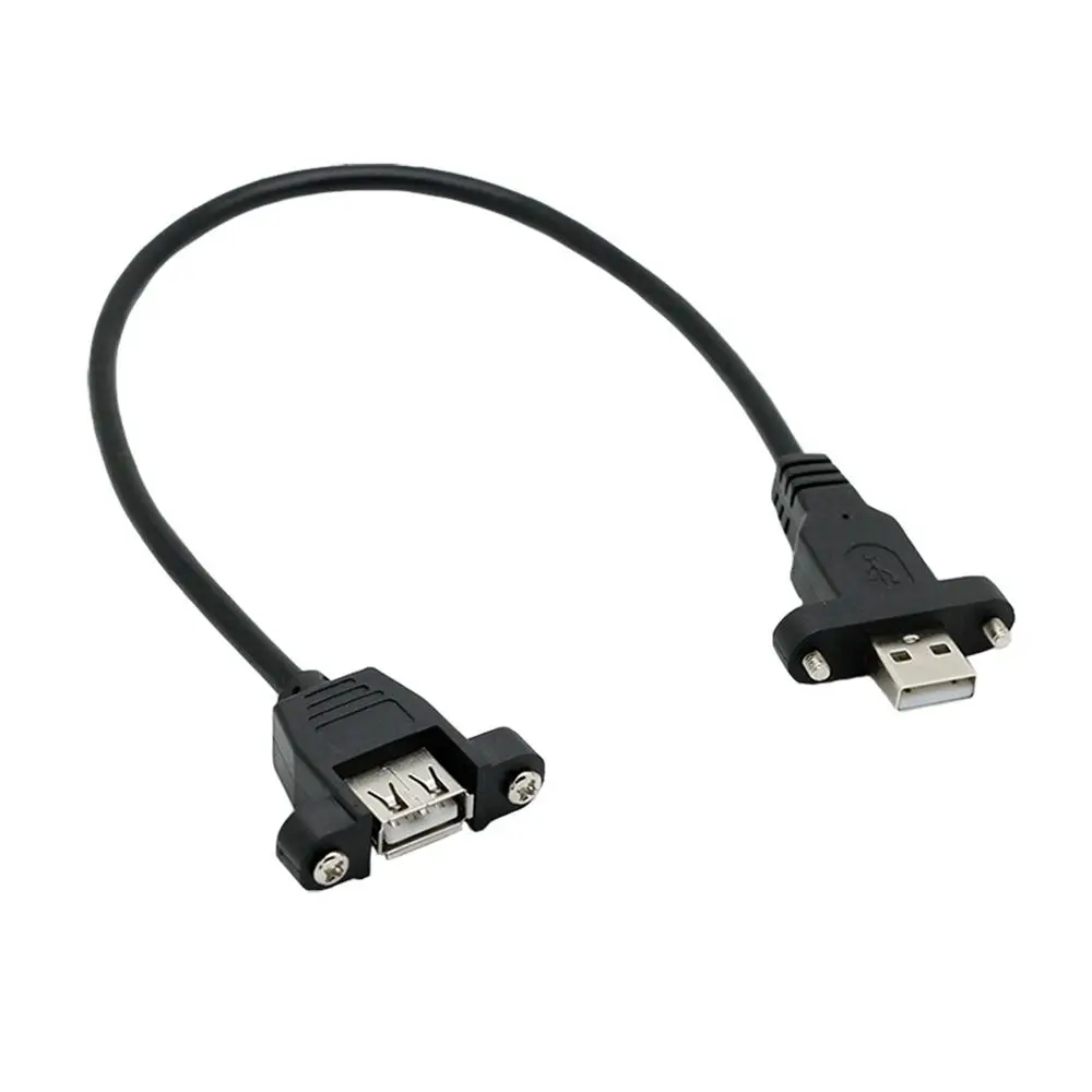 USB мужчин и женщин Расширение двойной головкой с уха M3 резьбовое отверстие кабель