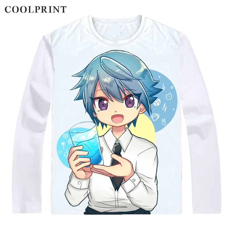 Мужская футболка Coolprint Hiura Kirina Inazuma Eleven Ares no Tenbin повседневная Винтажная с длинным