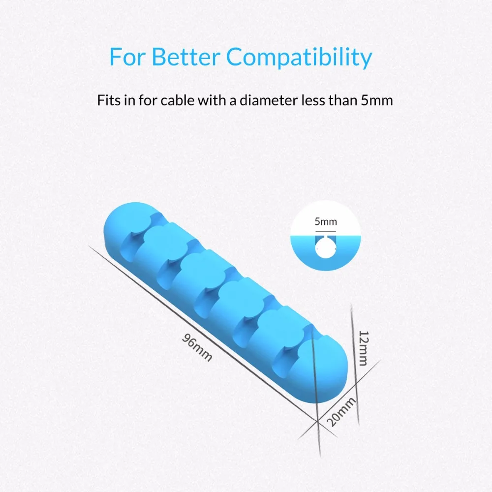 Оригинальный Кабельный органайзер ORICO настольные держатели цветной держатель