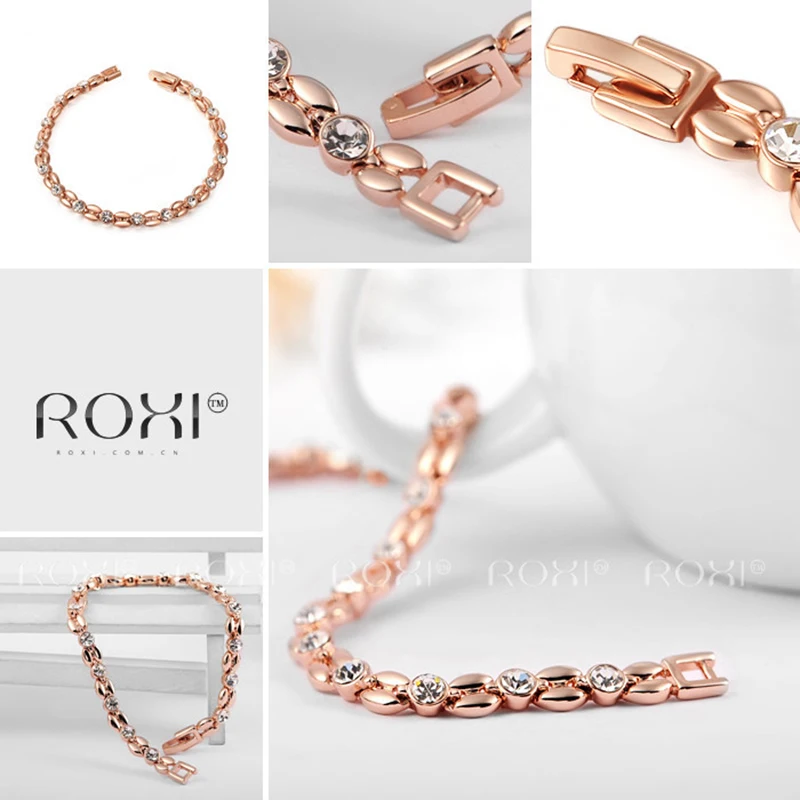 Браслеты Romad с подвесками милые ювелирные украшения из кристаллов под розовое