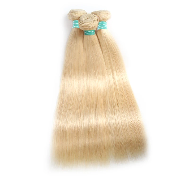 Али Фуми queen hair Бразильский прямые волосы пучки ткань 1 шт. блондинка 613 Цвет