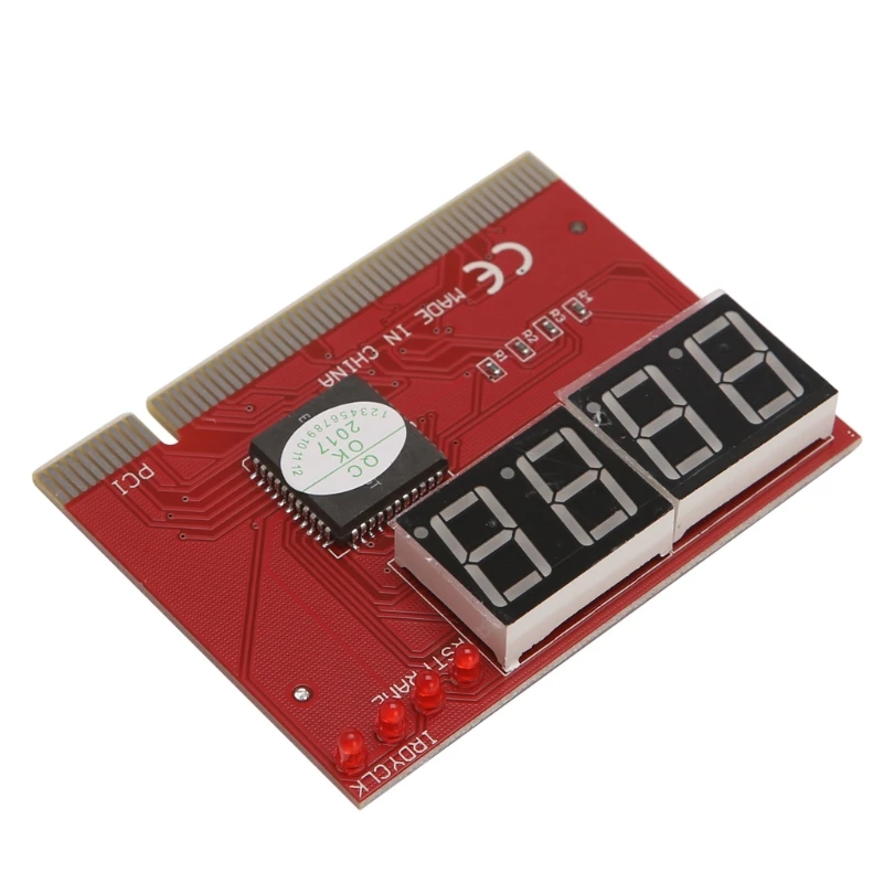 Компьютерный PCI открытка материнская плата светодиодный 4-разрядный диагностический Тесты анализатор ПК