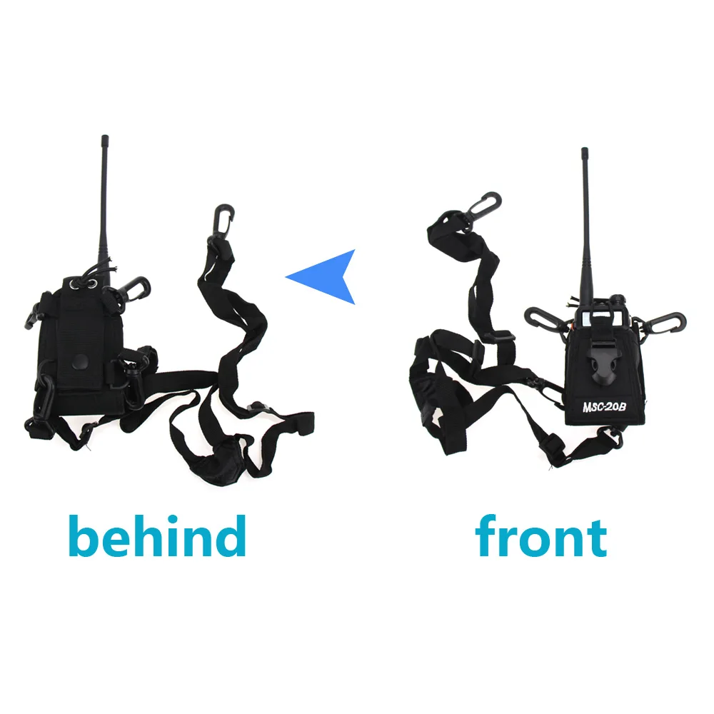 Walkie Talkie Accessories MSC-20B holder Case radio bag Pouch for Baofeng UV-5R UV5R Plus UV5RA UV5RE UV5RB UV5RC | Мобильные