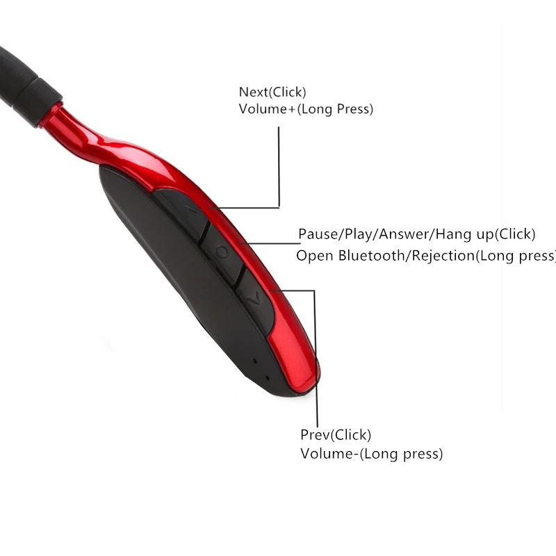 Беспроводной Спортивные наушники Bluetooth шейным стерео гарнитура Магнитная