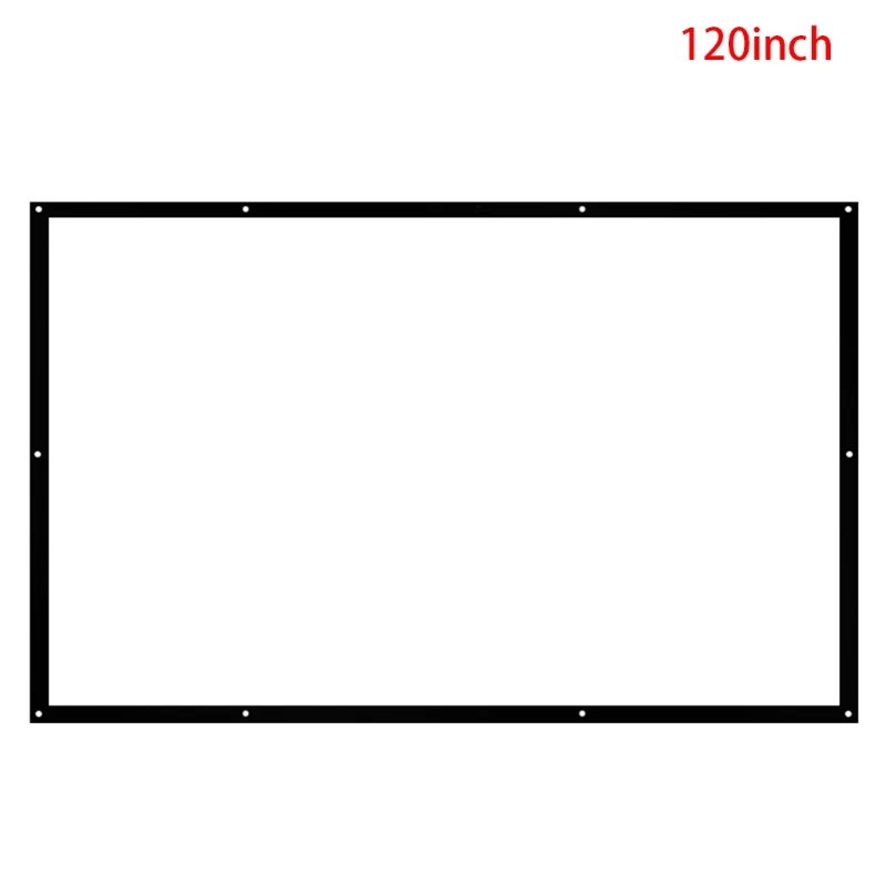 OOTDTY 6" /70"/8" /100"/12" проектор экран 16:9 для домашнего кинотеатра Кино вечерние 16: 9 высокое качество
