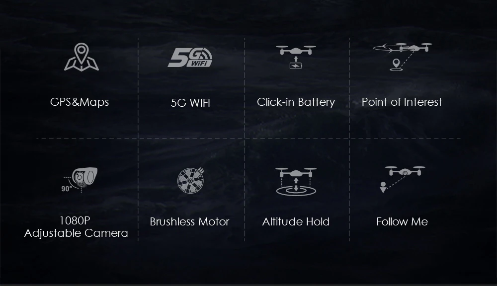JJRC JJPRO X5 5G WiFi FPV Радиоуправляемый Дрон gps позиционирование удержание высоты 1080P камера с интересным бесщеточным Мотором Дрон