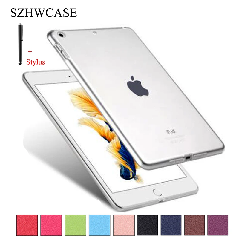 Для iPad Mini 4 Чехол для Tablet Капа Fundas Coque ТПУ кожа shell + стилус|Чехлы планшетов и