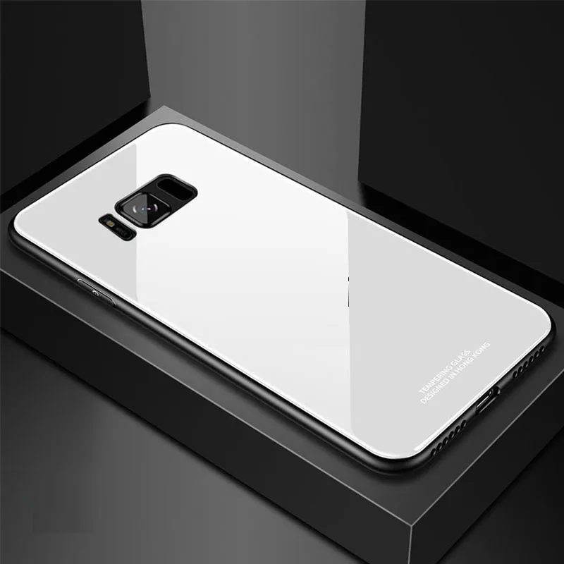 SemgCeKen роскошный оригинальный жесткий стеклянный зеркальный чехол для samsung galaxy S7