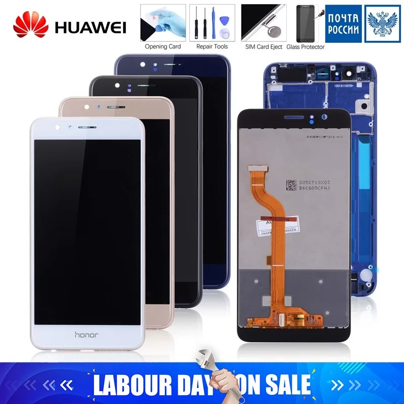 Grade 5.2&quot Оригинальный тачскрин дисплей экран для huawei Honor 8