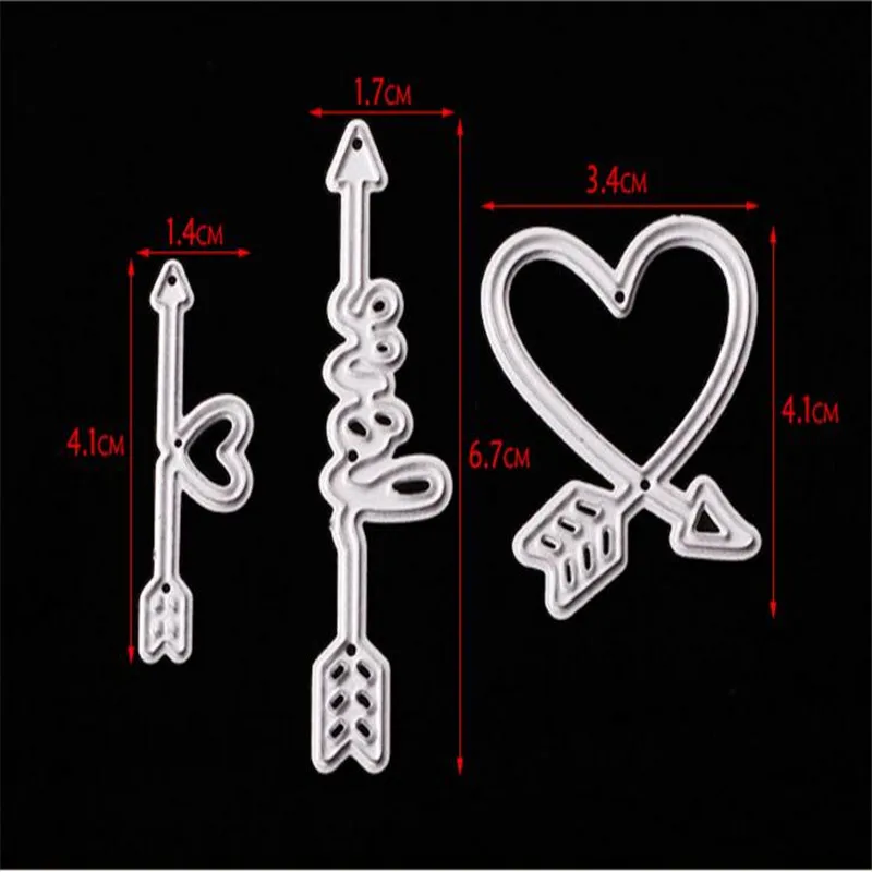 3 шт. трафареты для украшения подарков DIY Скрапбукинг декоративное тиснение